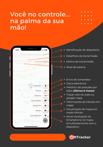 Rastreador Veicular 4g Com 1 Ano De App + Chip Gratis!