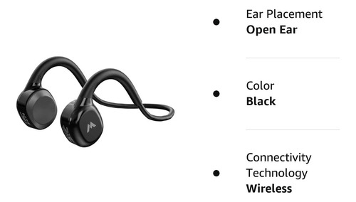 Moing Wireless Bone Conduction Auriculares Bluetooth 5.0 ...