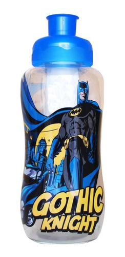 Garrafa Squeeze Batman Gothic Knight Dc Tubo De Gelo 550 Ml