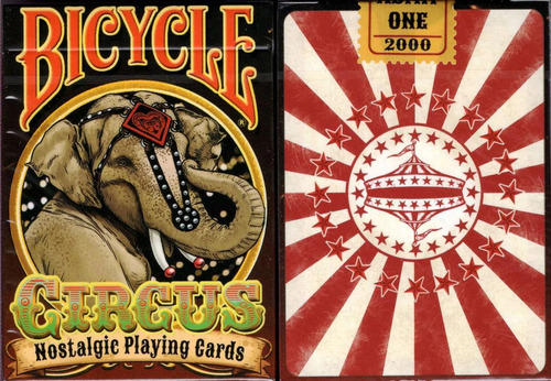 Baraja Nostalgic Circus/circo Nostálgico Bicycle Naipe Poker