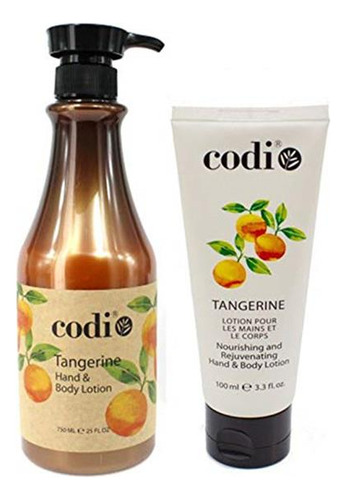 Tangerine Hand & Body Lotion Duo 100ml + 740ml