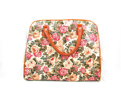 Bolso Cartera Grande De Flores Para Damas