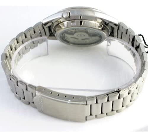 Relógio analógico automático Seiko para homens com alça