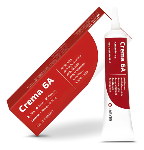 Pomada Cicatrizante Crema 6a 30gr Labyes Dermatologica