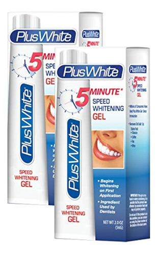 Plus White Premier 5 Minute Speed Whitening Gel 2 Oz (2 Pa