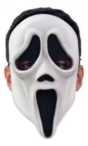 Máscara De Latex Con Elástico Scream Terror Cotillon Disfraz