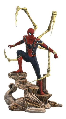 Estatua Marvel Iron Spider Avengers Infinity Wars Da Diamond