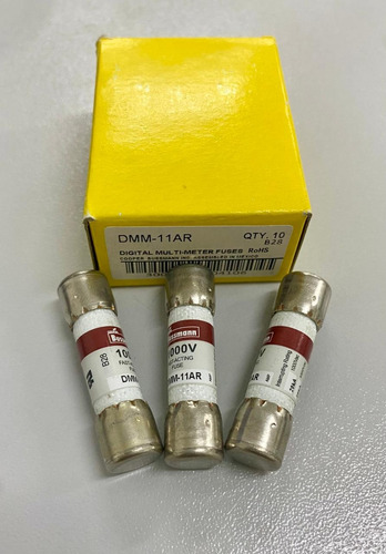 Fusivel Dmm11 1000v 11a Marca Bussmann Novo Original 10x38mm
