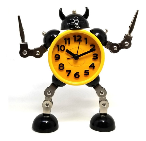 Reloj Y Despertador  (forma De Robot)