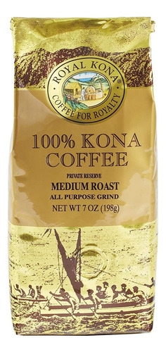 Royal Kona Café Kona 100% Hawaiano, Molido, Reserva Privada