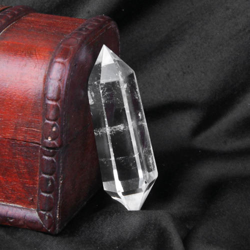 Conjunto De Joyas Natural Puntas De Cristal Doble