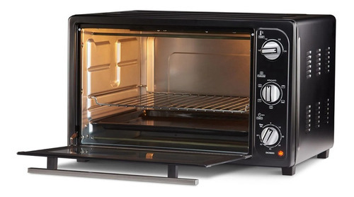 Horno de mesa eléctrico BGH BHE55M19N 55L negro 220V-240V