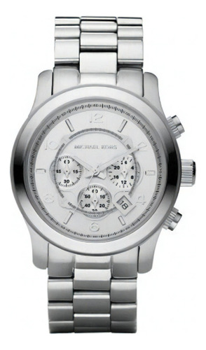 Relogio Michael Kors Analogico - Mk8086 Prata 45mm