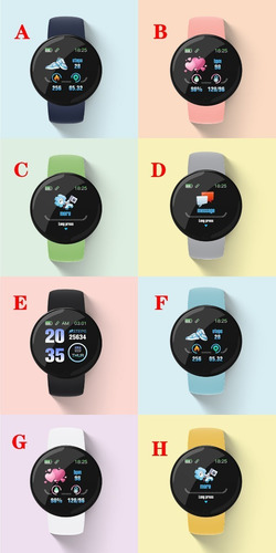 8 Smartwatches Mayoreo Relojs Pantalla Redonda Proveedor D18