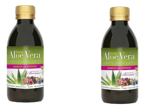 Aloe Vera Berries X2 Natier Fórmula Antioxidante 250ml 