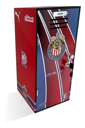 Chivas Mini Locker Deportivo Fútbol Regalo Personalizado Fan
