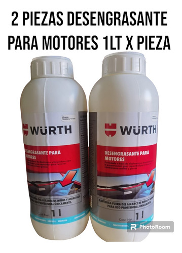 2 Piezas De Desengrasante Para Motores 1lt