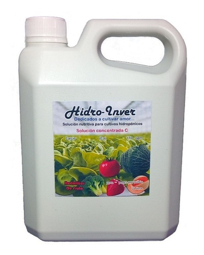 Solución Nutritiva Hidroponica Para Hortalizas De Fruto.
