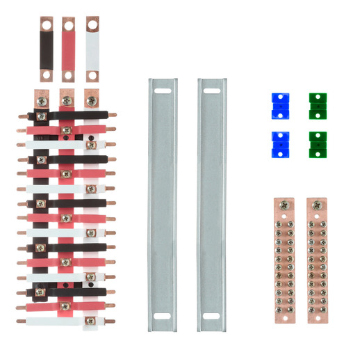 Quadro Distribuição 32 Polos Embutir C/ Kit Trifásico 150a