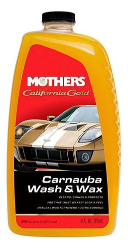 Shampoo Mothers California Gold Carnauba Wash & Wax 1892ml