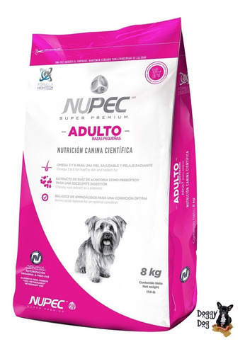 Imagen 1 de 7 de Nupec Adulto Razas Pequeñas 8 Kg