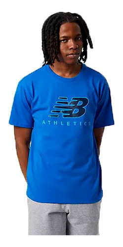 New Balance Remera Lifestyle Hombre Athletics Graphic Az Fuk
