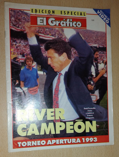 Revista El Gráfico Marzo De 1994 N°74 River Campeón