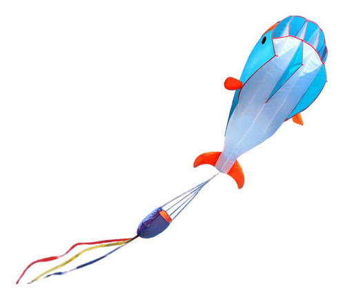 Del Delfín Del Parafoil Enorme De La Cometa 3d For Azul