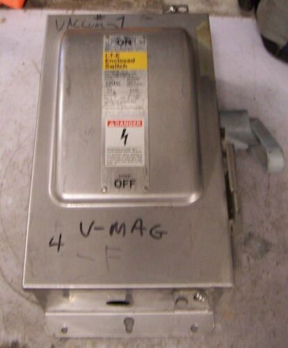 Siemens Ite 30 Amp Stainless Steel Fused Safety Switch 6 Ssv