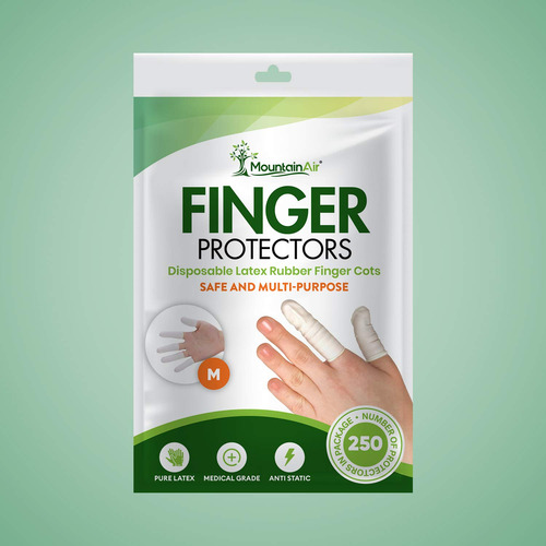 Cunas Para Dedos Protectores De Dedos Desechables Cubier