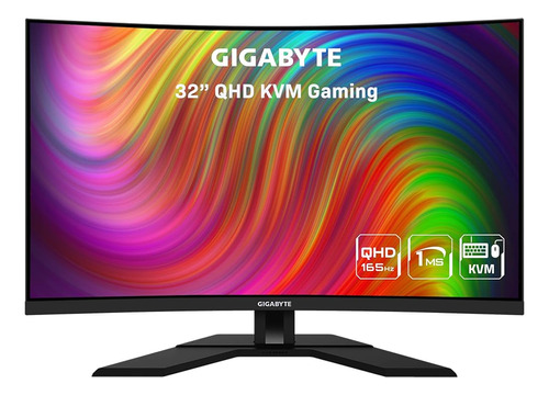 Gigabyte M32qc 32  165hz 1440p Qhd -kvm Gaming -monitor, Pan