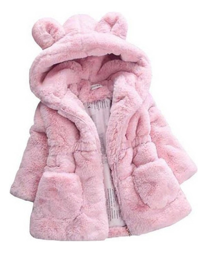 Chaquetas Para Niños Y Niñas, Forro Polar Con Capucha, Oreja