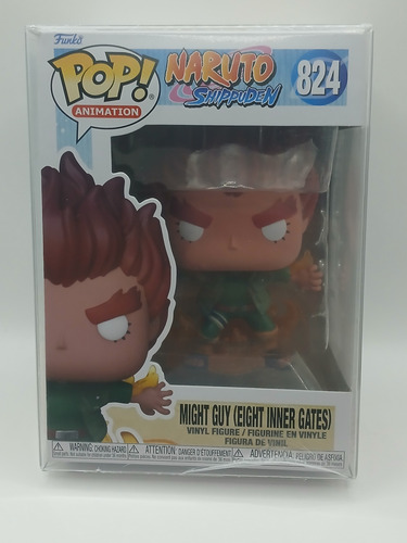 Funko Might Guy (eight Inner Gates) 824 Y Playera Naruto (Usado)