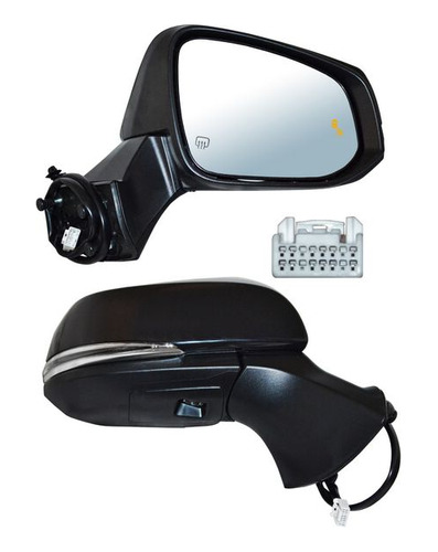 Espejo Der Highlander 2020-2021 C/memoria Luz Inf 12 Pin Pw