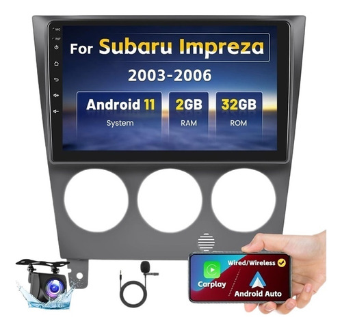 Estéreo Para Suburu Impreza 2003-2006 Android Carplay 2+32g