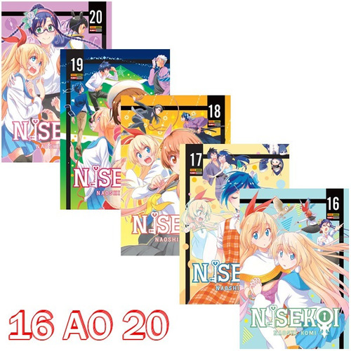 Nisekoi 16 Ao 20! Mangá Panini! Novo E Lacrado! Novíssimos!