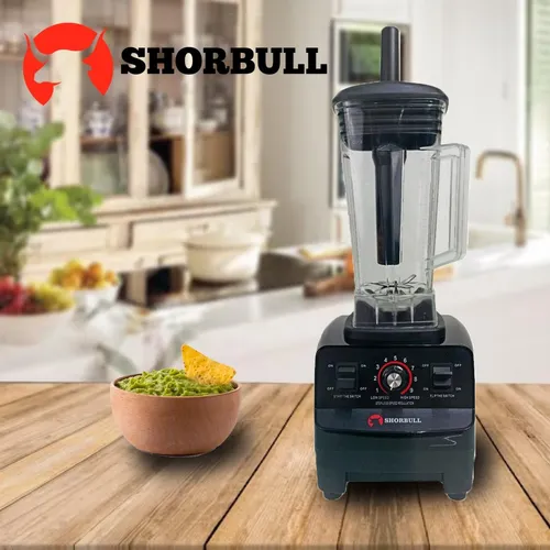 Licuadora Profesional Blender 4500w Rudo Frappe 2l Shorbull Color Negro 959