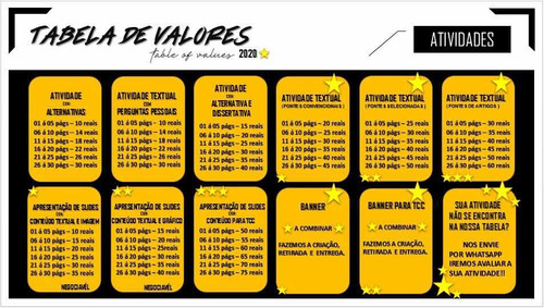 Imagem 3 de 4 de Trabalhos Variados Para Escola/faculdade