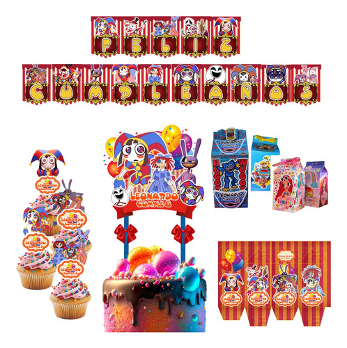 Cumpleaños Circo Digital Personalizado