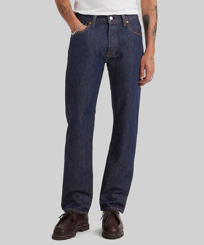 Pantalón De Caballero Jeans Modelo 501 Recto Con Botones
