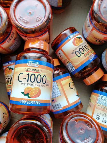 Vitamina C De1000 Mg X100 Perlas - L a $1