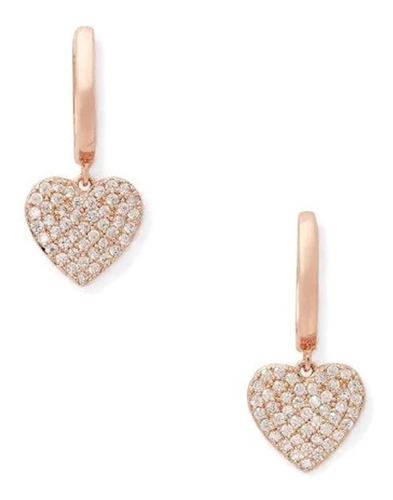 Kate Spade New York Aretes Colgantes De Corazón Verdaderam.