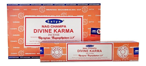 Incienso Nag Champa Divine Karma 12 Cajitas  