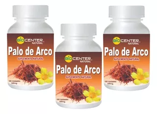 Palo De Arco Previene Cancer & Retarda De Tumores 03 Frascos