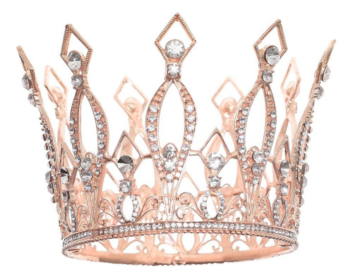 Coronas Redondas De Reina Para Mujer, Corona De Tiara De