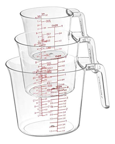 Juego De Tazas Medidoras Para Líquidos De Anidamiento De 3 P