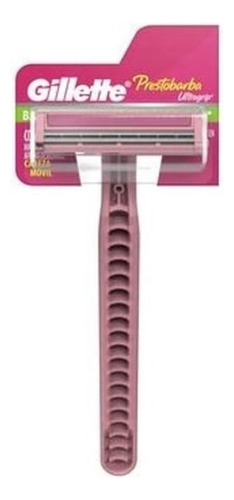 Gillette Prestobarba Ultragrip Hojas Reforzada Rosa X1u