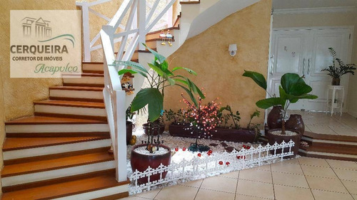 Casa Residencial À Venda, Acapulco, Guarujá. - Ca0478
