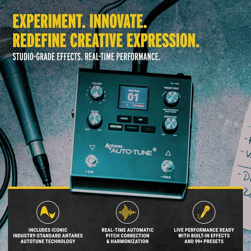 Pedal De Efeitos Vocais Headrush Vx5 Com Autotune Antares Pa