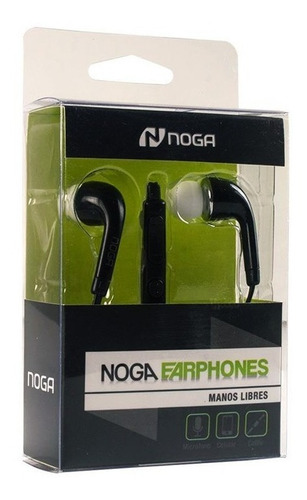 Imagen 6 de 6 de Auricular In Ear Noga 5447 Manos Libres Ideal Celular Tablet